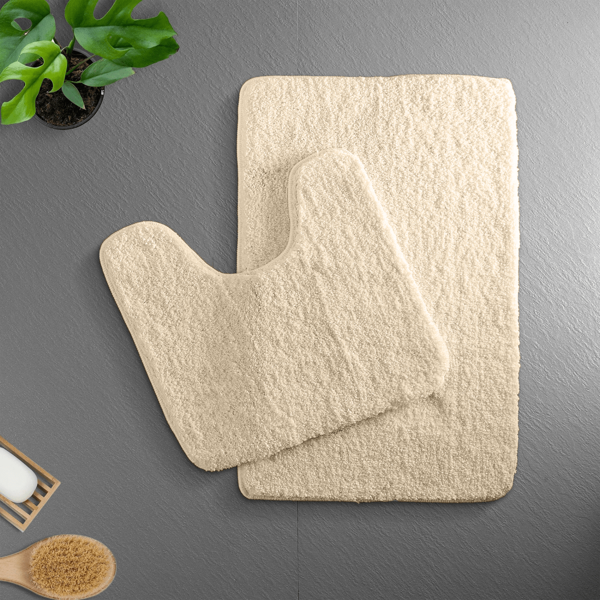 Soft Microfiber Bathroom Mat | Absorbent Non-Slip Bath Rug