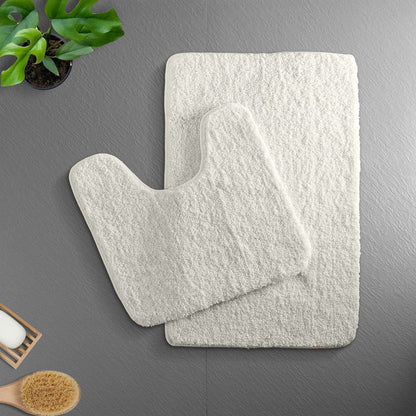 Soft Microfiber Bathroom Mat | Absorbent Non-Slip Bath Rug