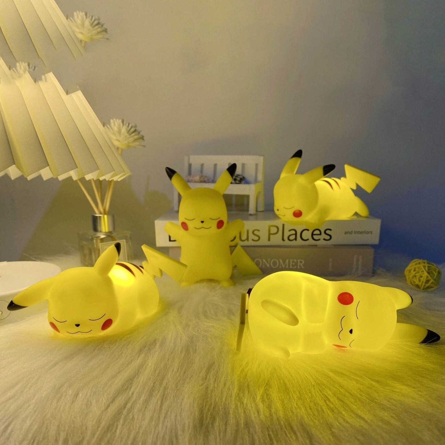 Cute Pikachu Bedside Lamp - Kids Nightlight