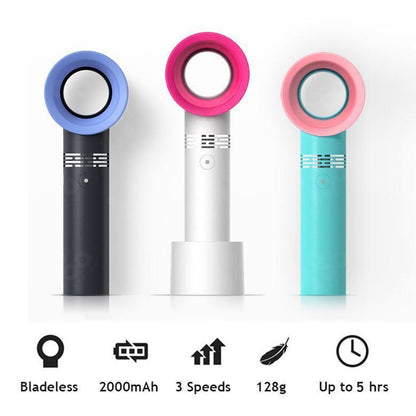 Compact Rechargeable Bladeless Fan