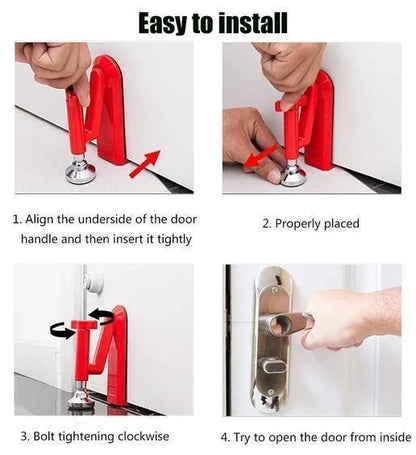 Compact Home Safety Door Lock