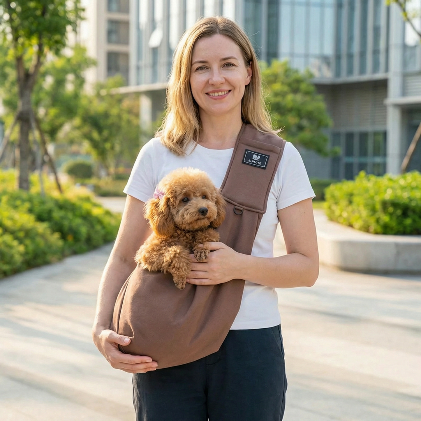 Comfortable Pet Sling Backpack - Lightweight & Water-Resistant