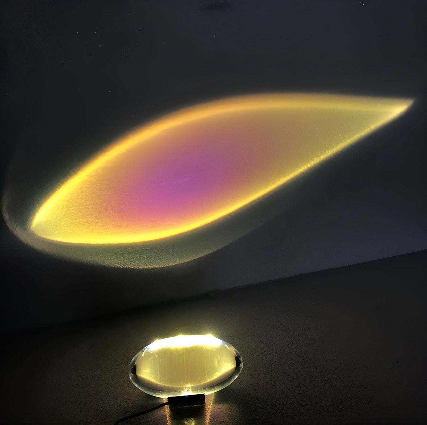 Colorful LED Table Lamp with Projector