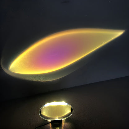 Colorful LED Table Lamp with Projector