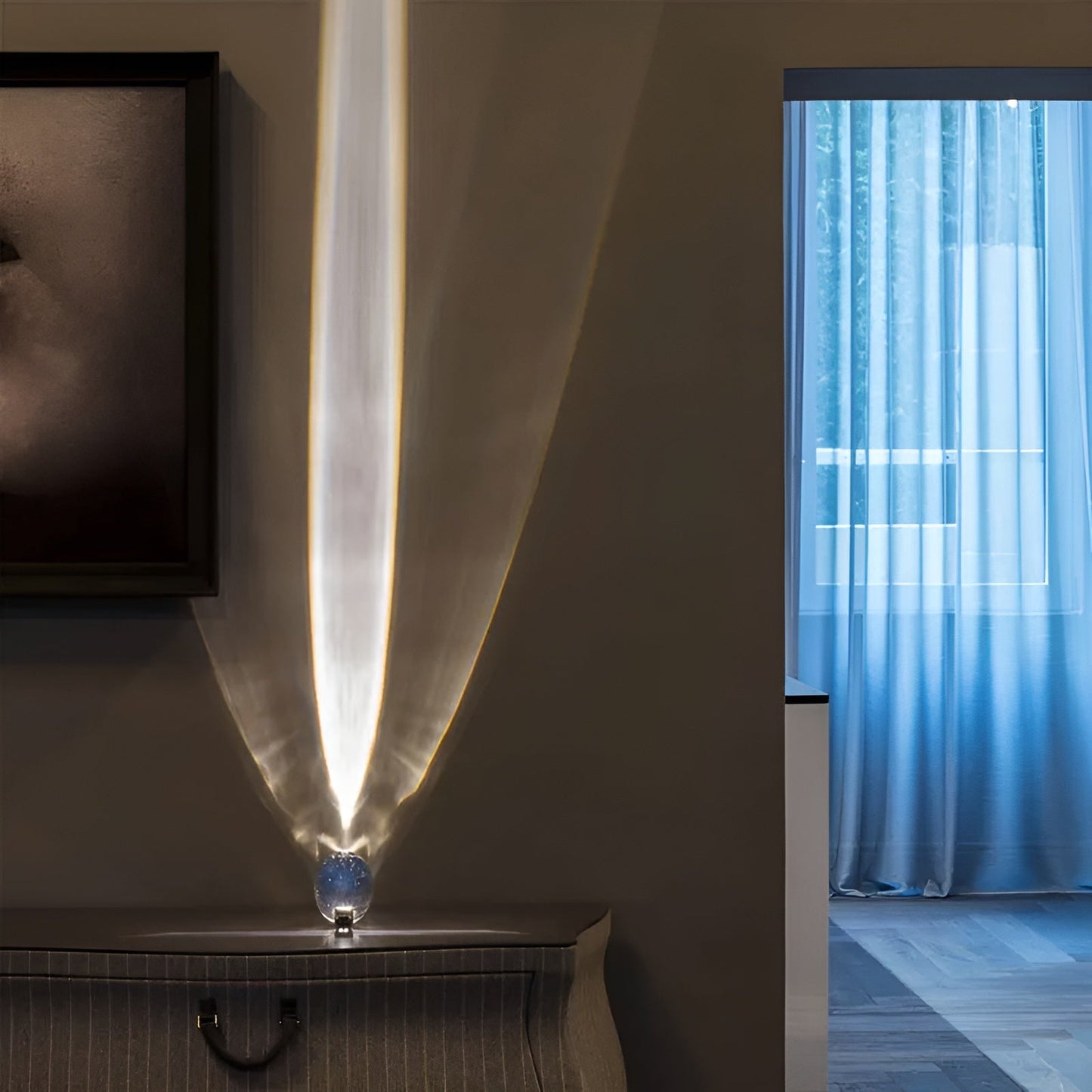 Colorful LED Table Lamp with Projector
