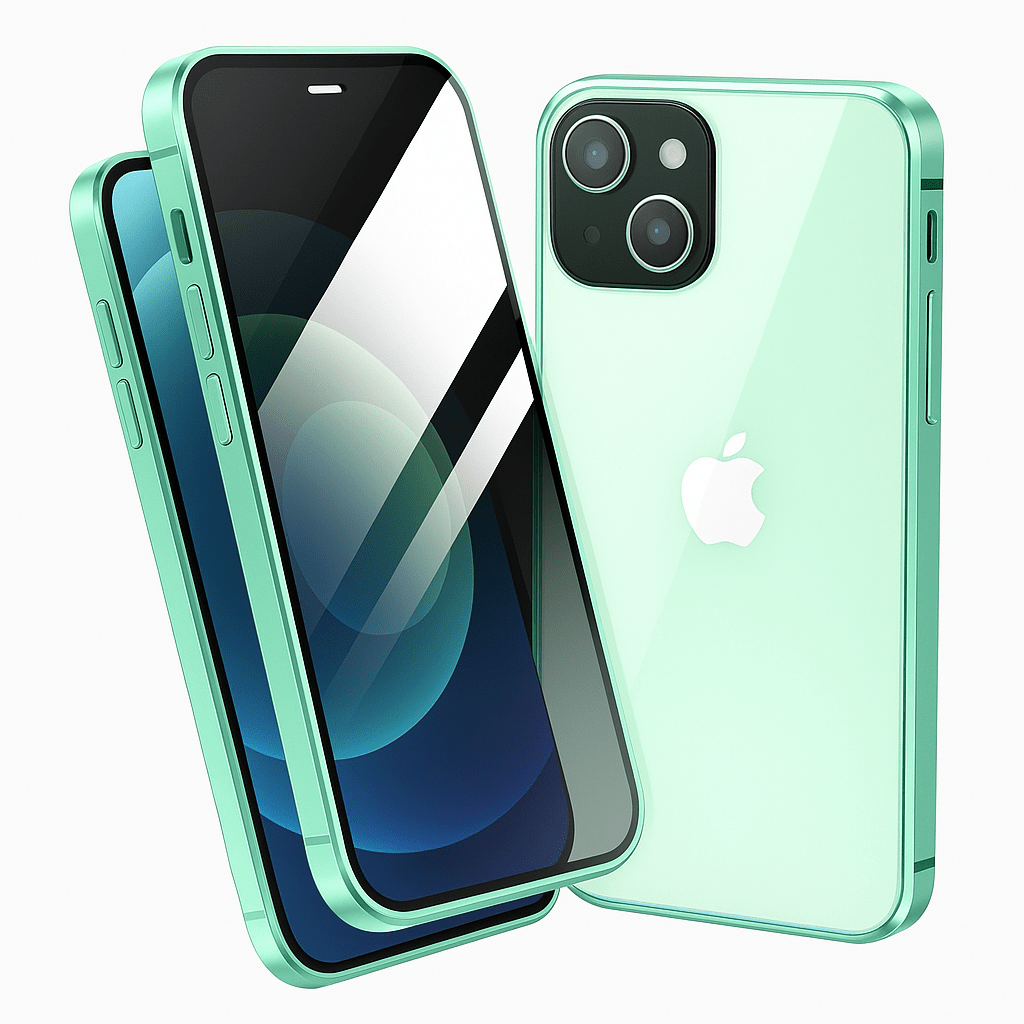 Secure iPhone Case with Magnetic Closure and Screen Guard