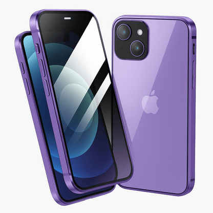 Secure iPhone Case with Magnetic Closure and Screen Guard