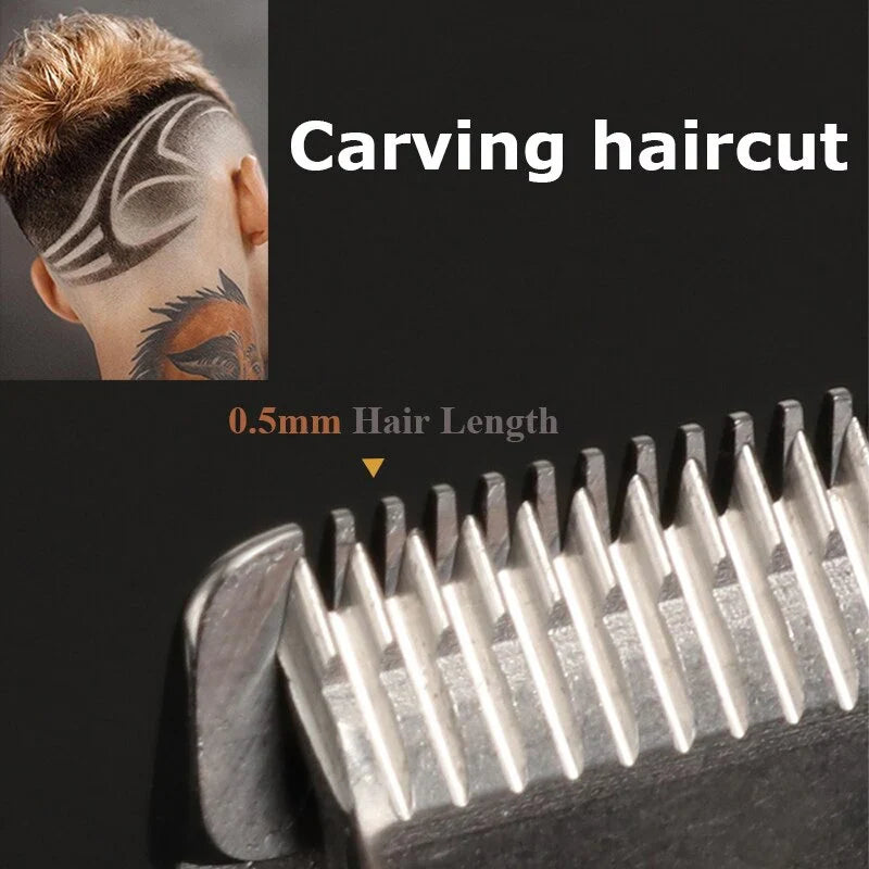 Premium Mens Grooming Clippers Gold Kit