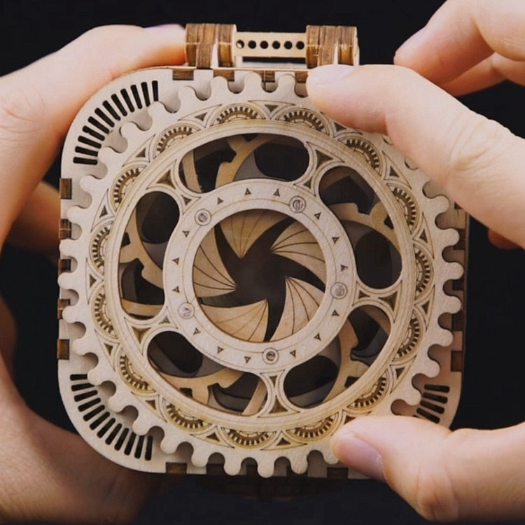 Unique Wooden Puzzle Treasure Box
