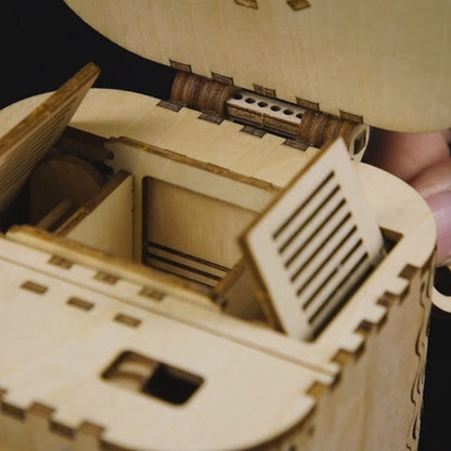 Unique Wooden Puzzle Treasure Box