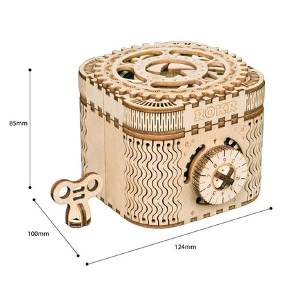 Unique Wooden Puzzle Treasure Box
