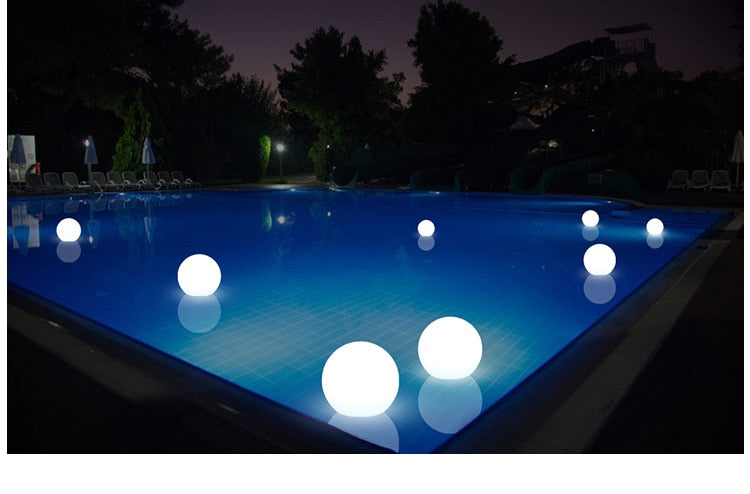 Colorful Outdoor Solar LED Globe Lamp