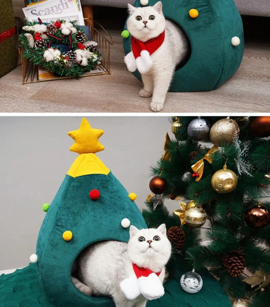 Comfy Cat Christmas Tree House - Befez