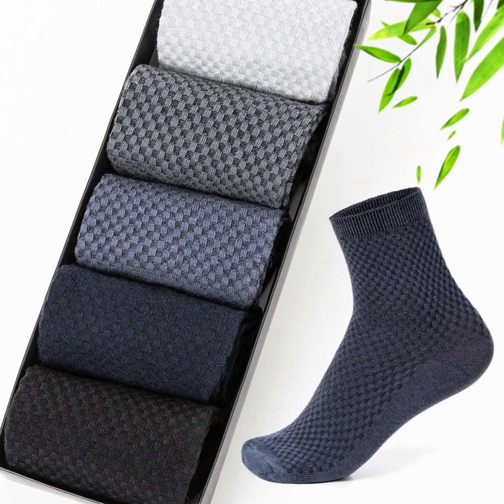 Comfortable Bamboo Socks for Men 5-Pack