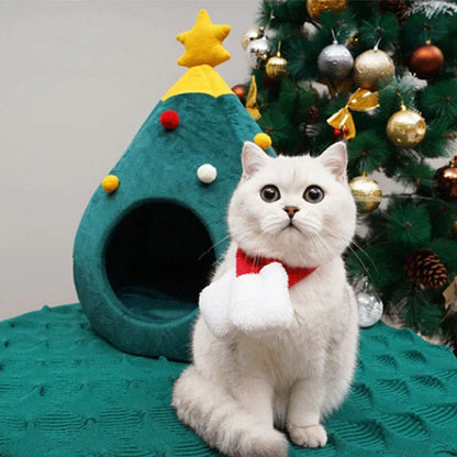 Comfy Cat Christmas Tree House