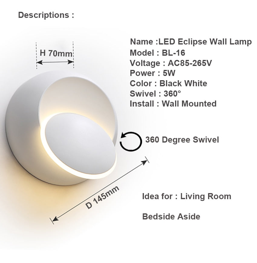 Circular LED Room Light