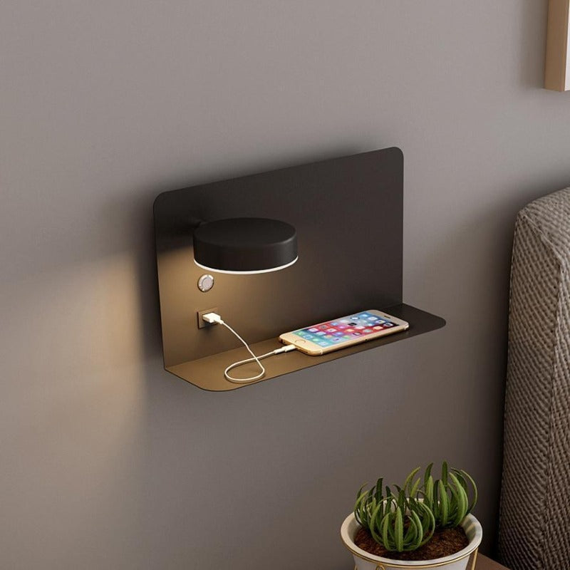 Befez | Modern Bedside Lamp with USB Charging Port