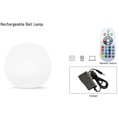 Colorful Outdoor Solar LED Globe Lamp