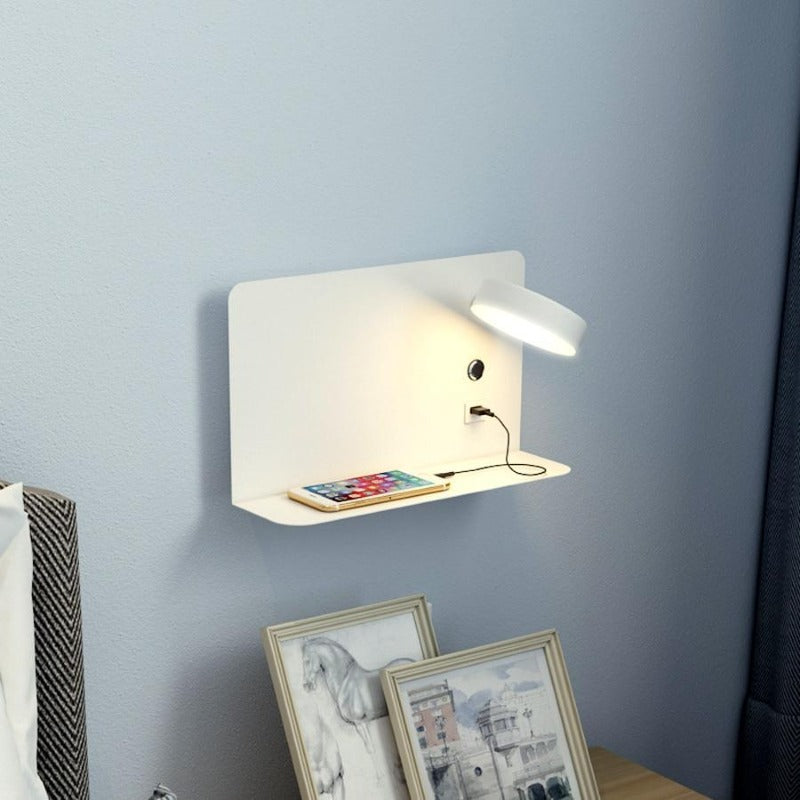 Befez | Modern Bedside Lamp with USB Charging Port