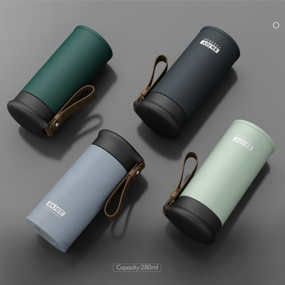 Compact Insulated Double Walled Thermos Flask