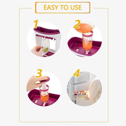 Baby Food Squeezer Feeder Set
