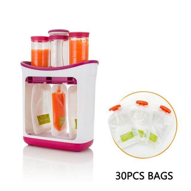 Baby Food Squeezer Feeder Set