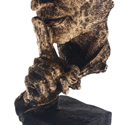 Unique Gold Art Sculpture - Modern Nordic Home Decor