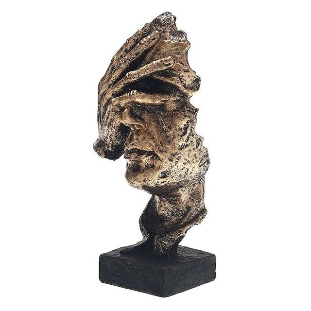 Unique Gold Art Sculpture - Modern Nordic Home Decor