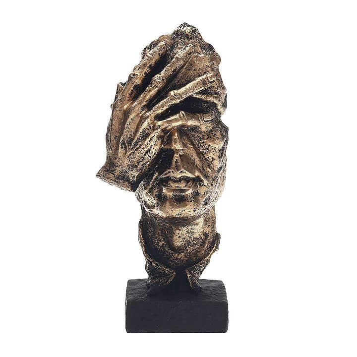 Unique Gold Art Sculpture - Modern Nordic Home Decor
