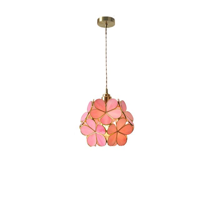 Stylish Floral Glass Hanging LED Light