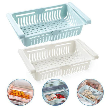 Space Saving Adjustable Refrigerator Storage Bin