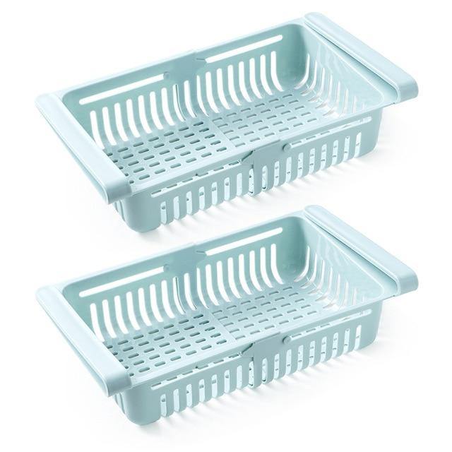 Space Saving Adjustable Refrigerator Storage Bin - Befez