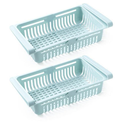 Space Saving Adjustable Refrigerator Storage Bin - Befez