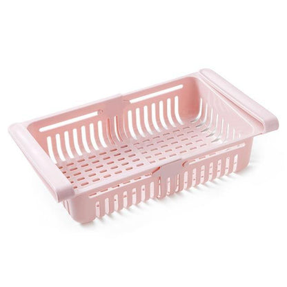Space Saving Adjustable Refrigerator Storage Bin