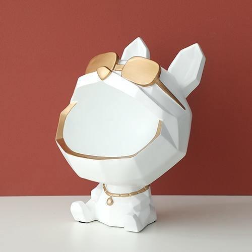 Stylish Pet Figurine Display Bowl