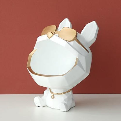 Stylish Pet Figurine Display Bowl