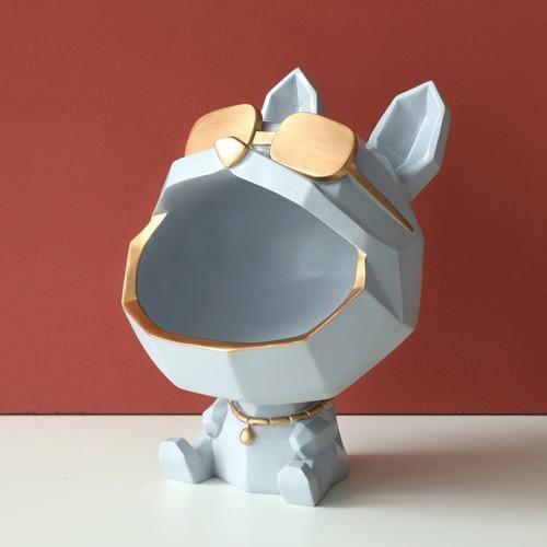 Stylish Pet Figurine Display Bowl