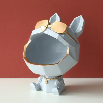 Stylish Pet Figurine Display Bowl