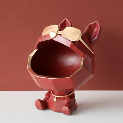 Stylish Pet Figurine Display Bowl