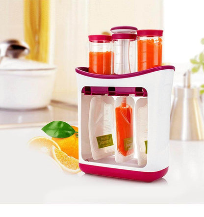 Baby Food Squeezer Feeder Set