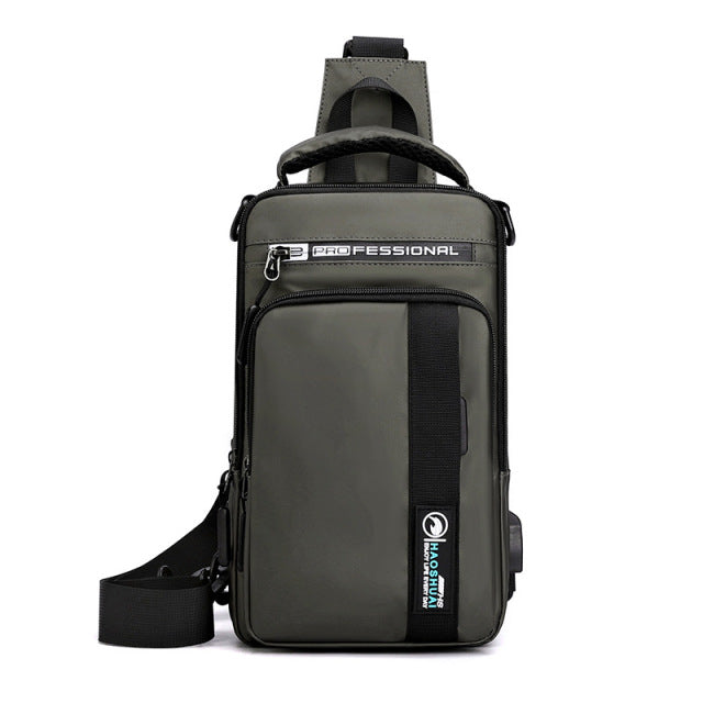 Secure USB Travel Waterproof Cross Body Bag - Befez