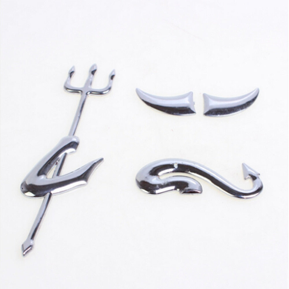 Funny Devil Horn Car Decal Sticker