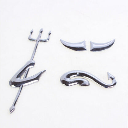 Funny Devil Horn Car Decal Sticker