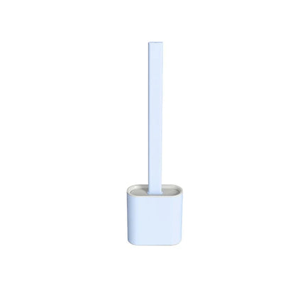 Heavy Duty Toilet Brush Set with Silicone Bristles