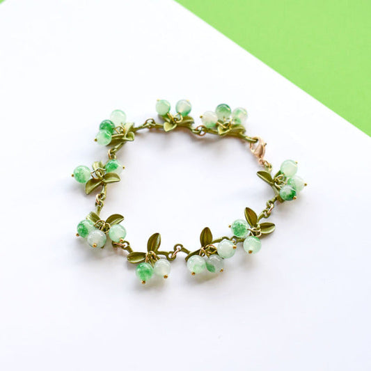 Vintage Floral Charm Bracelet - Befez