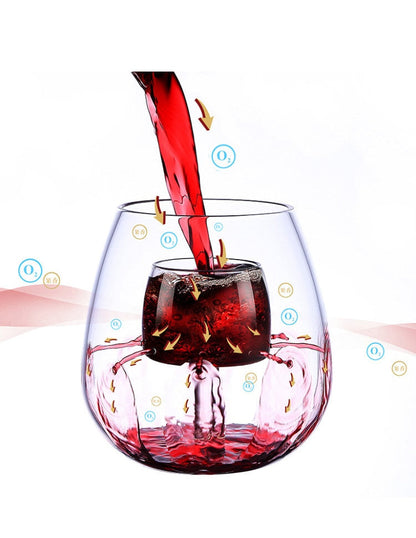 Unique Design Fountain Wine Glass