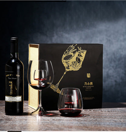 Unique Design Fountain Wine Glass