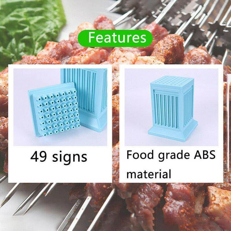 Outdoor BBQ Skewer Grill Box Set