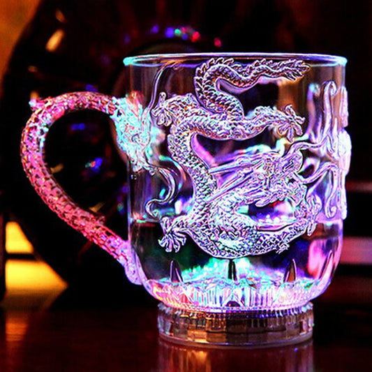 Colorful Water Powered LED Party Coffee Mug - Befez