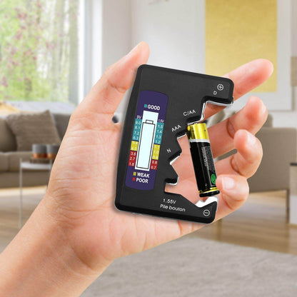 Accurate LCD Battery Life Voltage Tester
